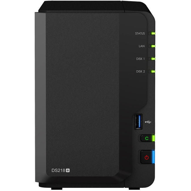 Synology DS218+ DiskStation 2-Bay NAS System | SabrePC