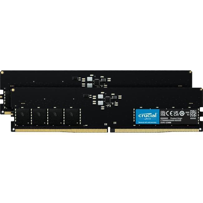 Crucial CT2K32G48C40U5 64 GB DDR5-4800 Memory - DIMM - Unbuffered